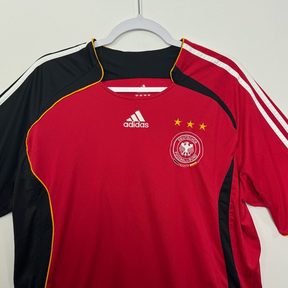 Adidas FIFA Soccer Germany 2006-2008 National Team Away Jersey Men's Size XL Red - Picture 4 of 10